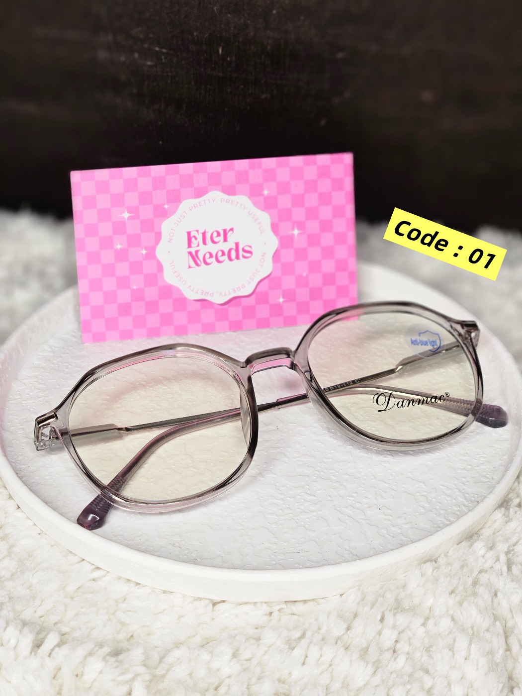 Pookie Glasses (small) — Grey