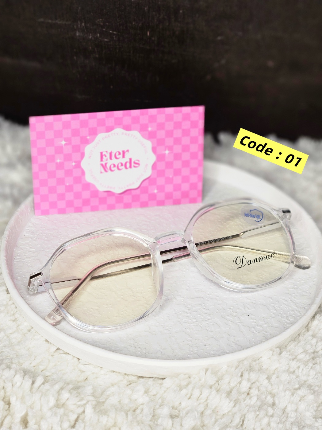 Pookie Glasses (small) — Clear