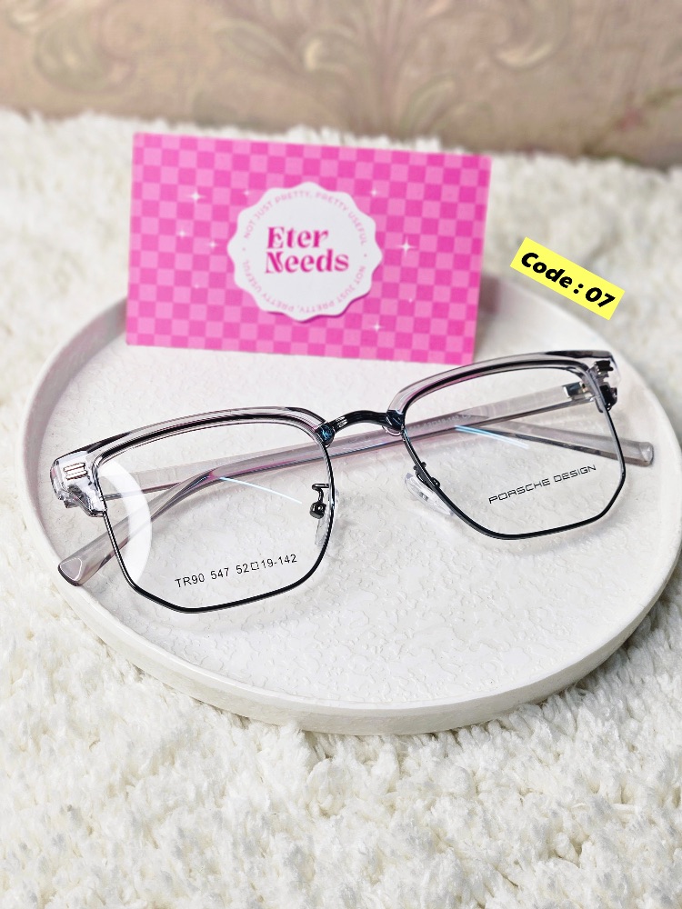 Browline glasses — Silver