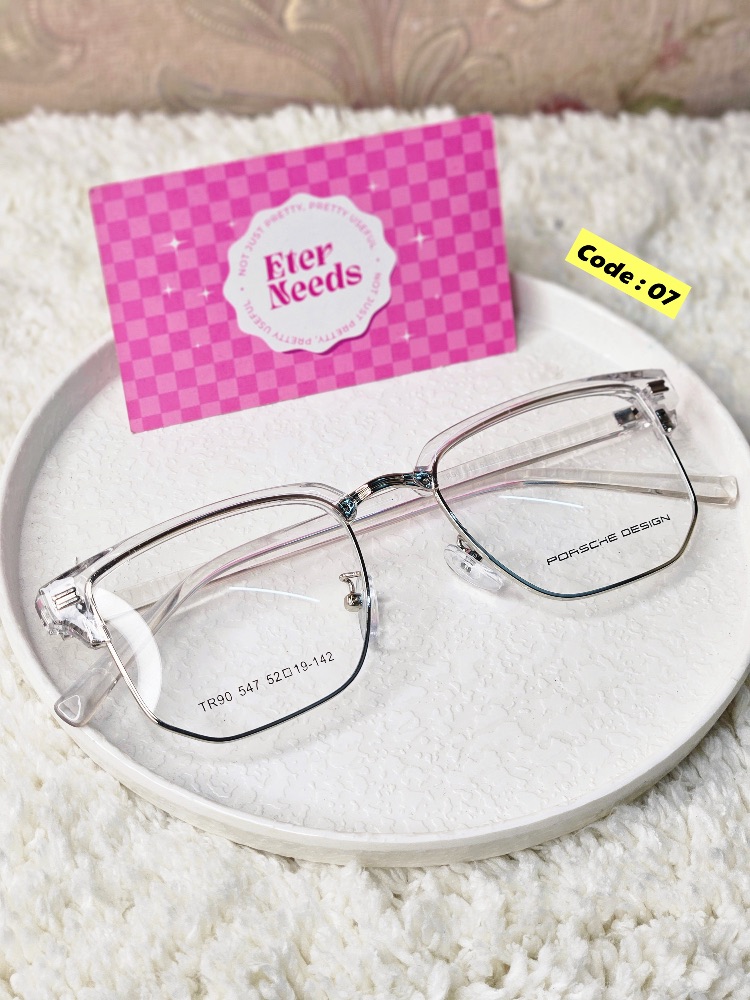 Browline glasses — Transparent
