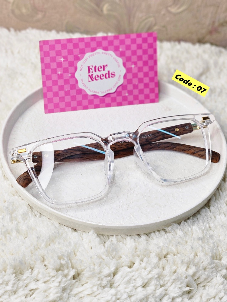 Clearwood Square Glasses