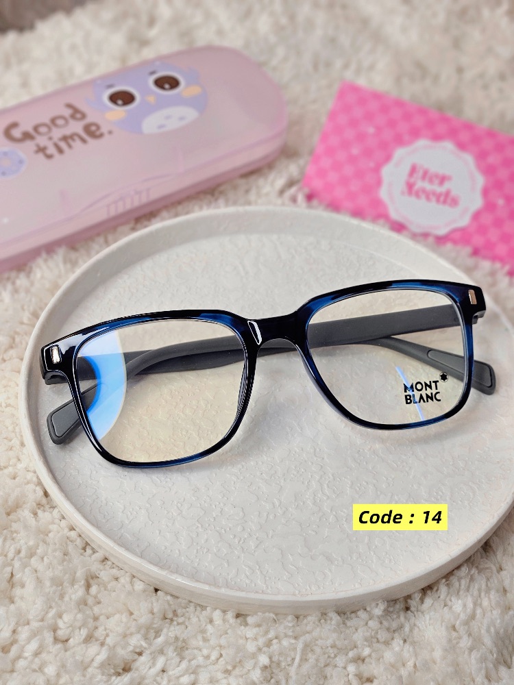 Classic Rectangular glasses — Blue