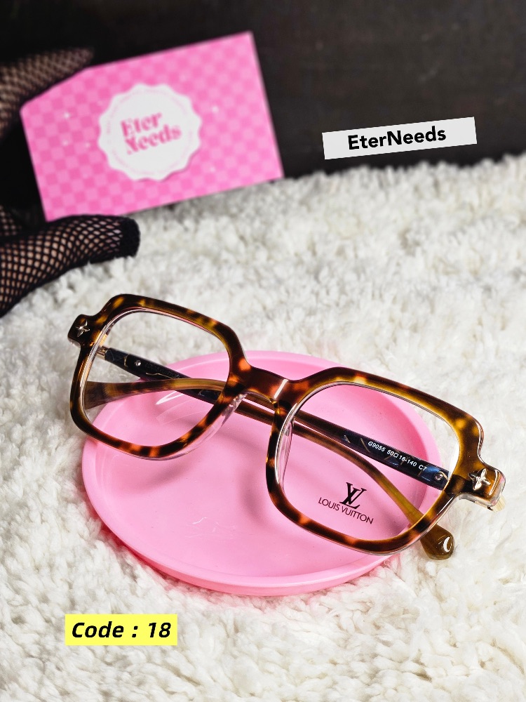 Bold Square glasses — Brown