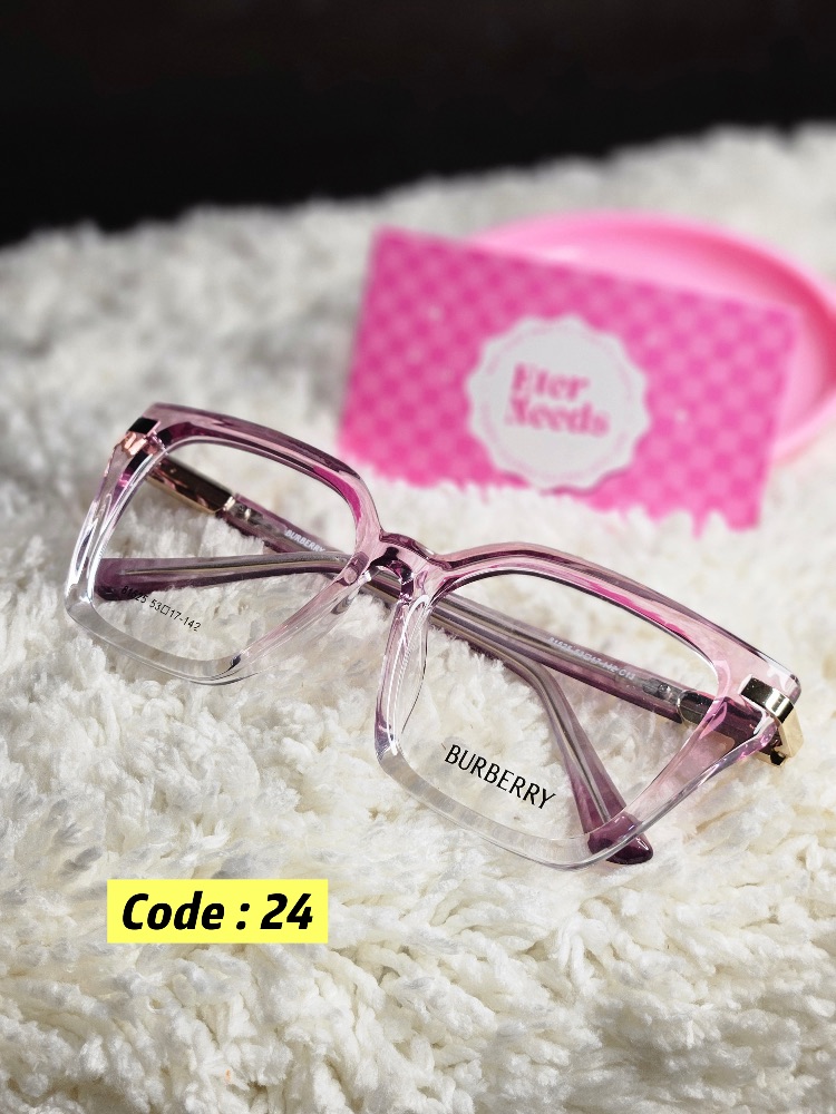 Bold Rectangular Classic Frame — Purple
