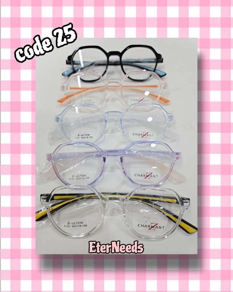 Rubbery oval frames