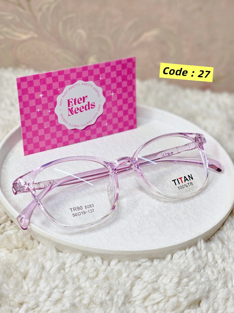 Flexi-Rectangular glasses — Pink