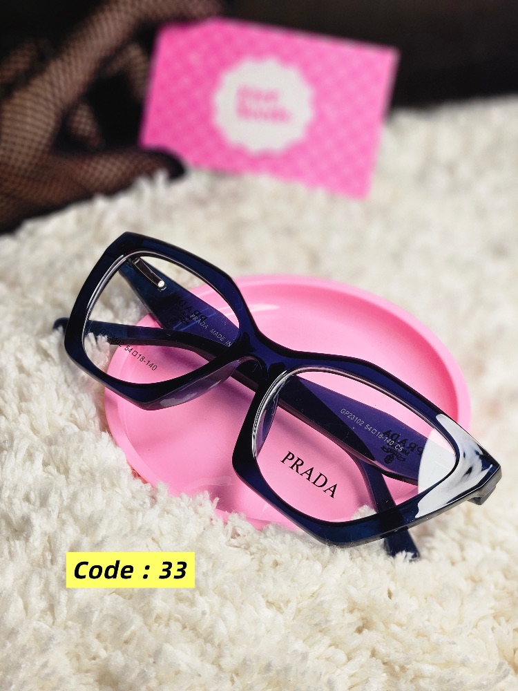 Geometrical bold frame — Blue
