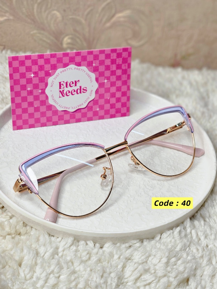 Pookie cateye Glasses — Blue