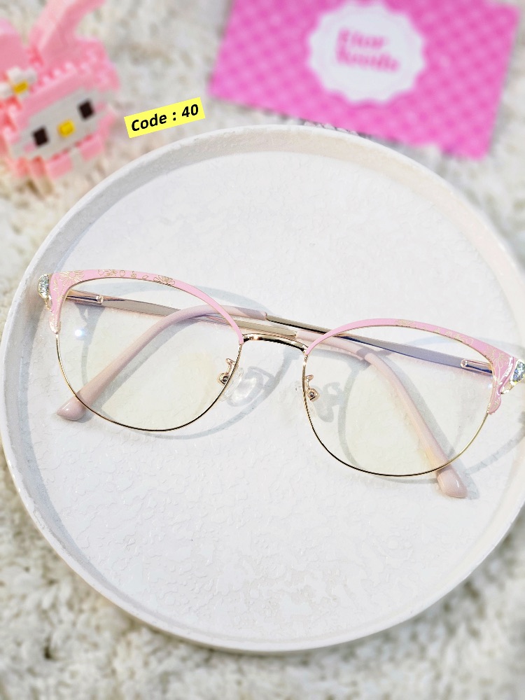 Floral glitz glasses